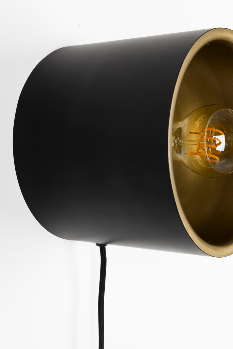 Black Iron Wall Lamp | DF Sunny | Dutchfurniture.com