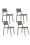 Perforated Outdoor Chair Set (4) | DF Serra | Dutchfurniture.com