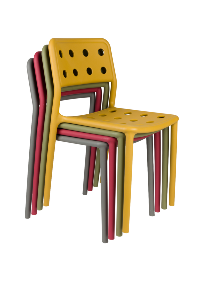 Perforated Outdoor Chair Set (4) | DF Serra | Dutchfurniture.com