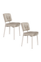 Steel Framed Dining Chairs (2) | DF Franck | Dutchfurniture.com