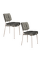 Steel Framed Dining Chairs (2) | DF Franck | Dutchfurniture.com
