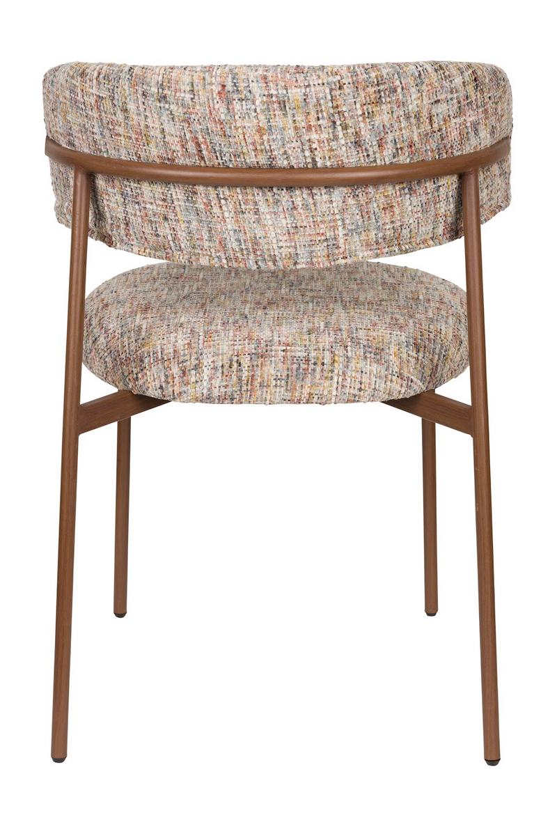 Iron Framed Curve Dining Chairs (2) | DF Claes | Dutchfurniture.com