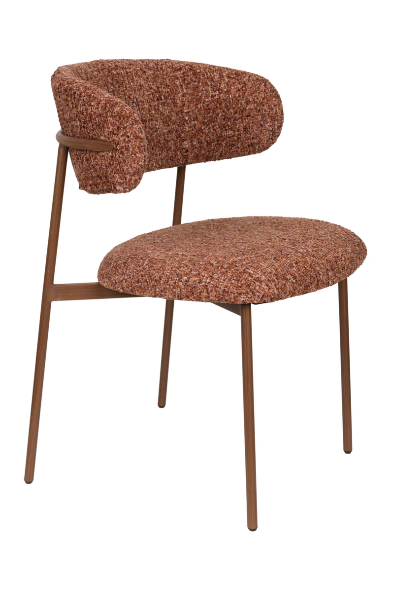 Iron Framed Curve Dining Chairs (2) | DF Claes | Dutchfurniture.com