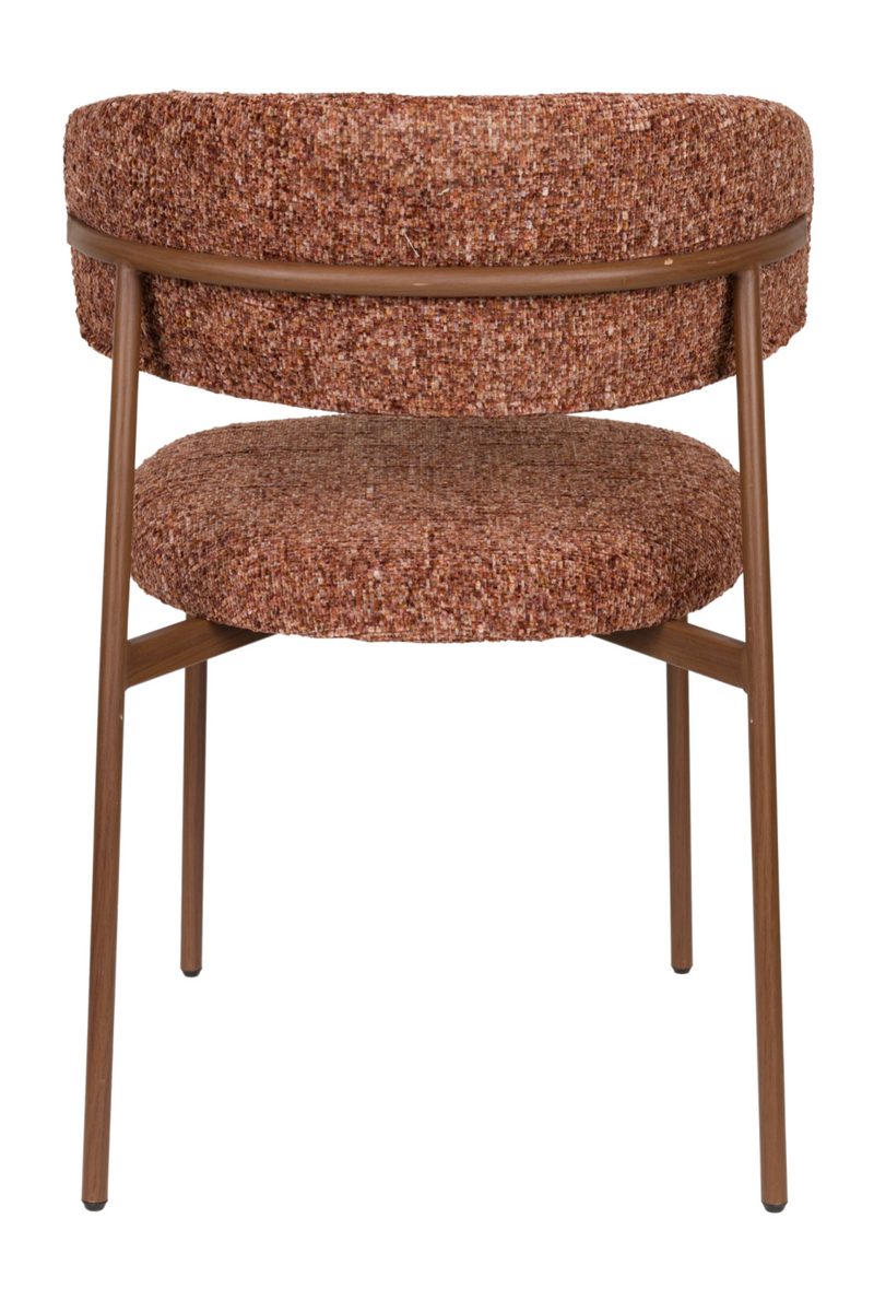 Iron Framed Curve Dining Chairs (2) | DF Claes | Dutchfurniture.com