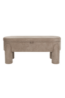 Gray Oval Storage Bench | DF Orly | Dutchfurniture.com