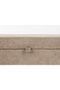 Gray Oval Storage Bench | DF Orly | Dutchfurniture.com