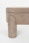 Gray Oval Storage Bench | DF Orly | Dutchfurniture.com