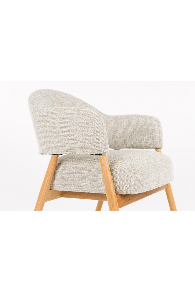 Oak Framed Lounge Chair | DF Indy | Dutchfurniture.com