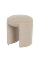 Beige Upholstered Stool | DF Noxx | Dutchfurniture.com