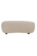 Beige Upholstered Ottoman | DF Noxx | Dutchfurniture.com