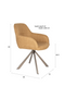 Cut-Out Back Dining Chairs (2) | DF Toye | Dutchfurniture.com