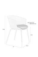 Curved Modern Dining Chair Set (4) | DF Jessica | Dutchfurniture.com