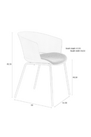 Curved Modern Dining Chair Set (4) | DF Jessica | Dutchfurniture.com