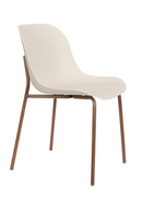 White Shell Dining Chairs (2) | DF Wheat | Oroatrade.com