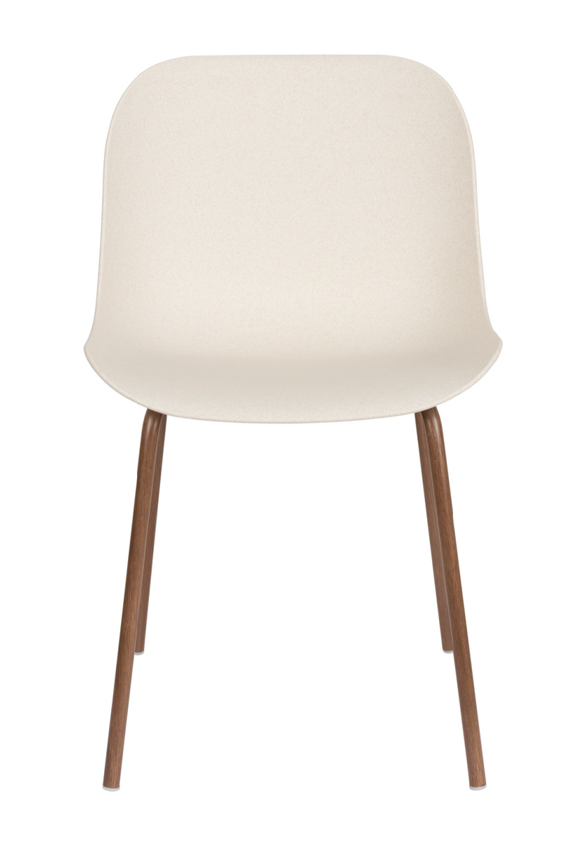 White Shell Dining Chairs (2) | DF Wheat | Oroatrade.com