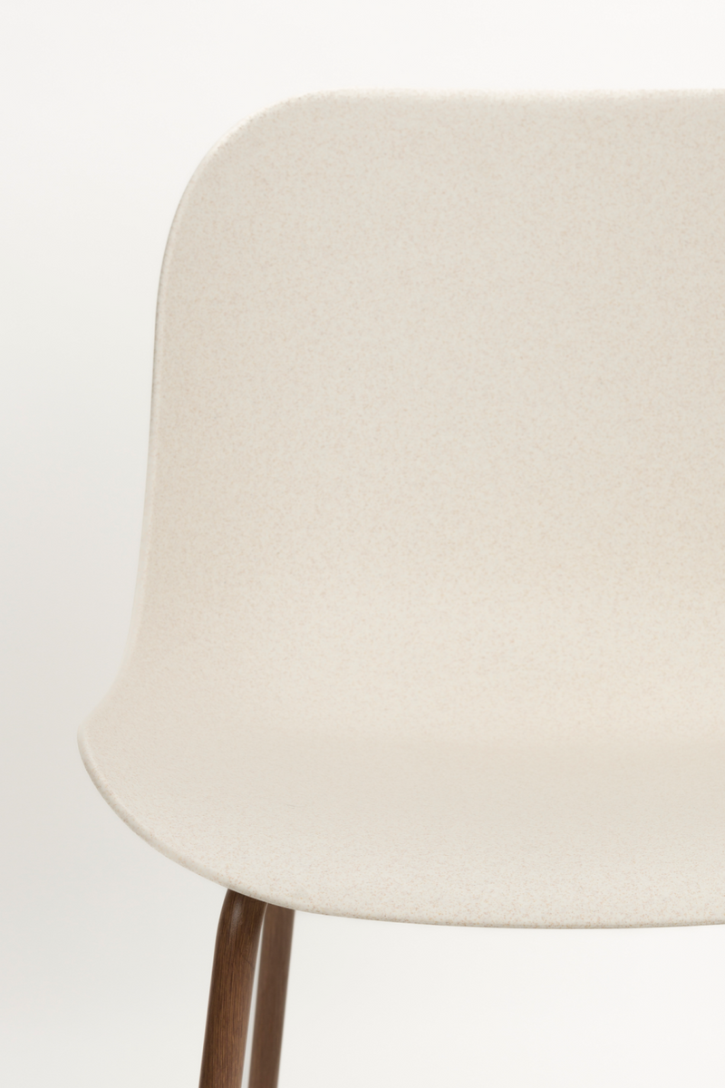 White Shell Dining Chairs (2) | DF Wheat | Oroatrade.com