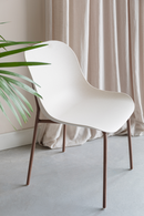 White Shell Dining Chairs (2) | DF Wheat | Oroatrade.com