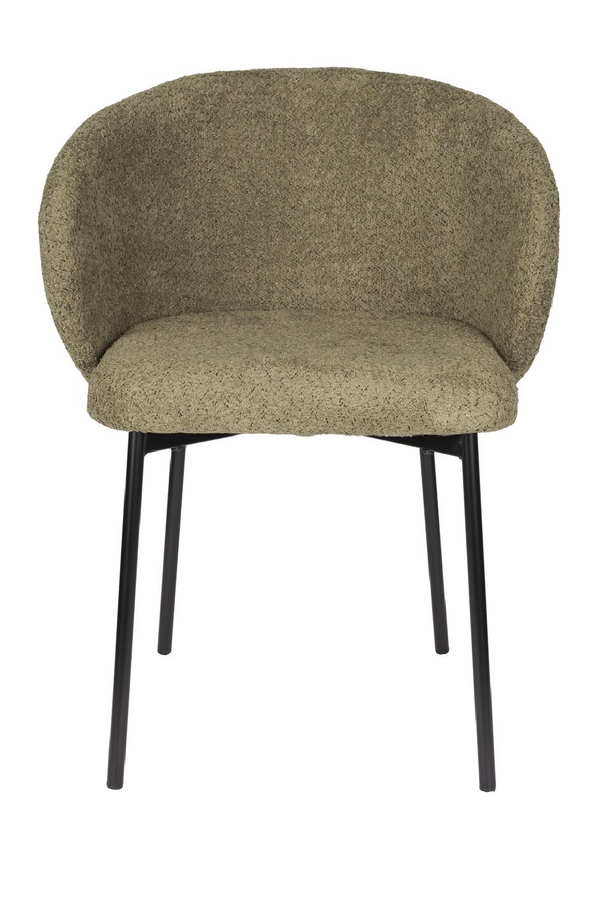 Minimalist Upholstered Dining Chairs (2) | DF Ayle | Dutchfurniture.com