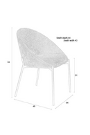 Curved Dining Chairs (2) | DF Dando | Dutchfurniture.com