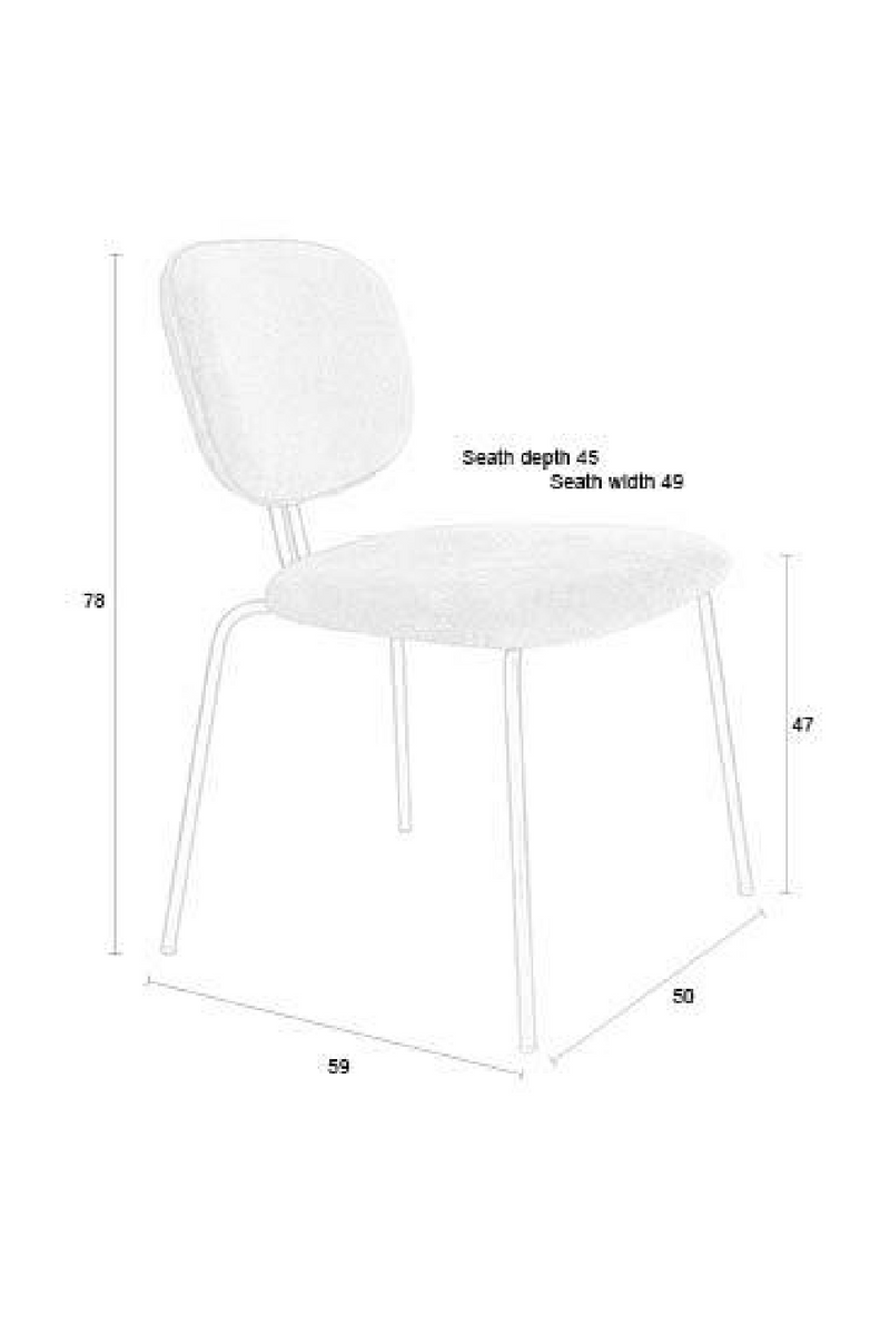 Cushioned Dining Chairs (2) | DF Bouton | Dutchfurniture.com