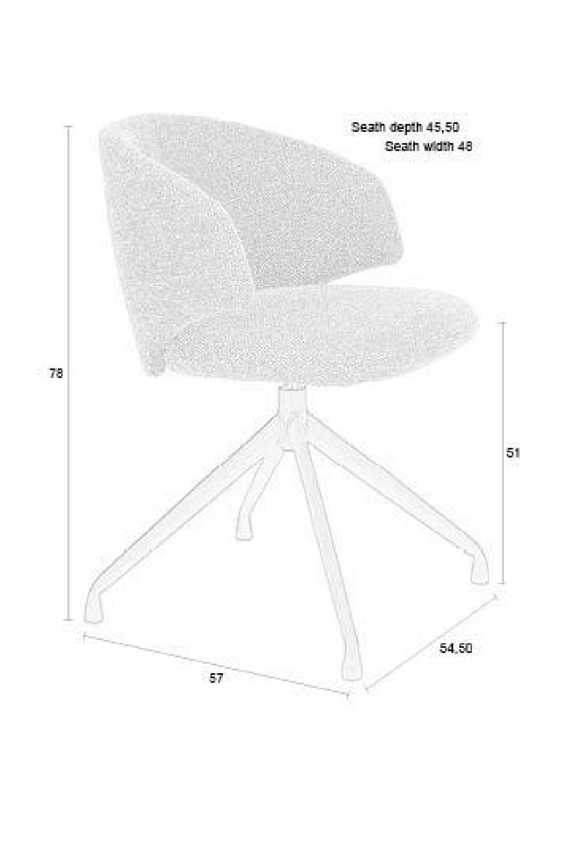 Curved Quadrupod Dining Chairs (2) | DF Balado | Dutchfurniture.com