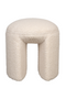 White Upholstered Stool | DF Noxx | Dutchfurniture.com