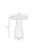 Modern Pedestal Side Table M | DF Ringar