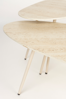 Beige Ceramic Modern Side Tables (3) | DF Faiz | Dutchfurniture.com