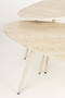 Beige Ceramic Modern Side Tables (3) | DF Faiz | Dutchfurniture.com