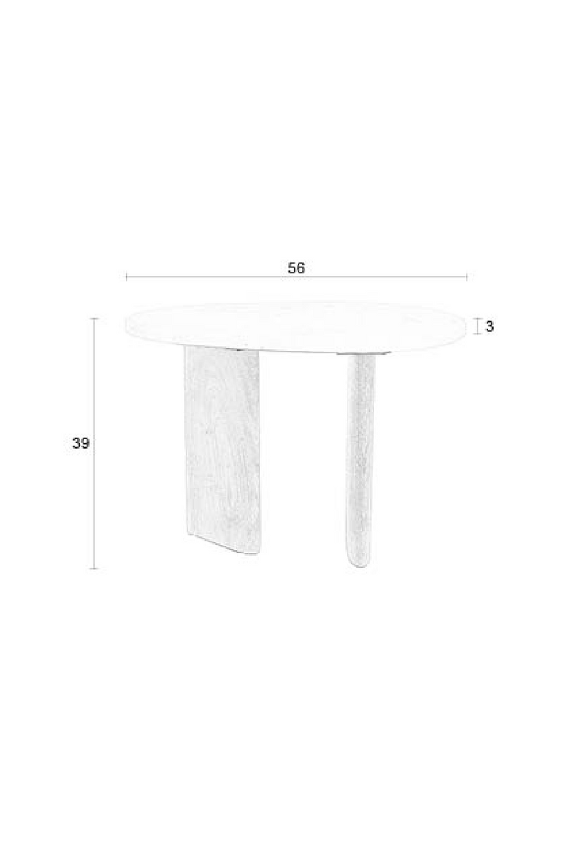 Acacia Leg Side Table | DF Tanda | Dutchfurniture.com