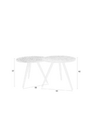 Teak Round Side Table Set (2) | DF Webster | Dutchfurniture.com