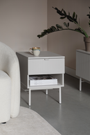White Side Table/ Bed Stand | DF Cayo | Dutchfurniture.com
