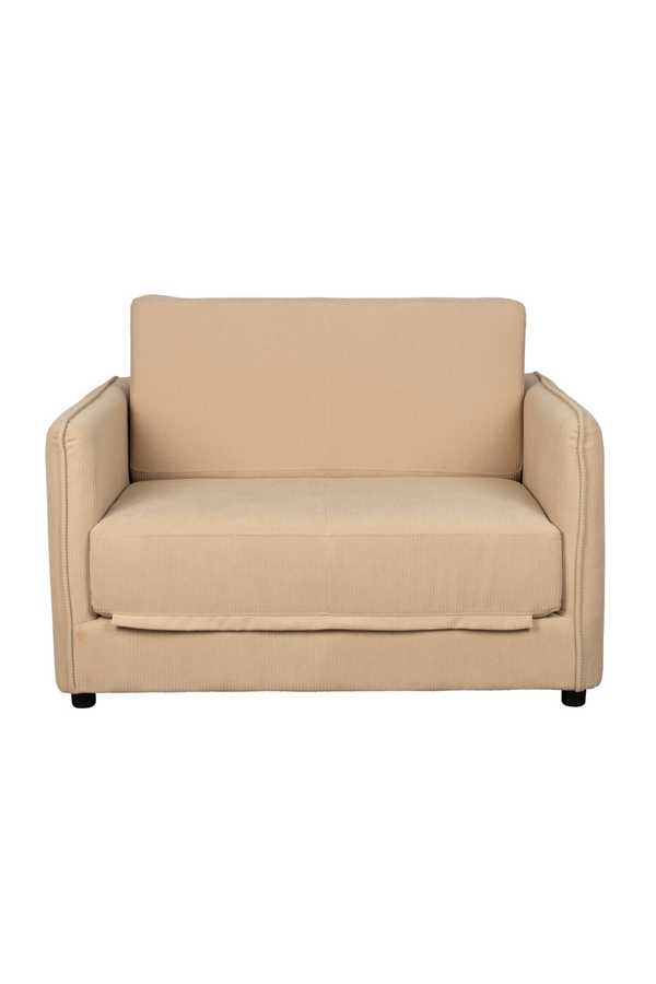 Corduroy Loveseat Sofabed | DF Jopie | Dutchfurniture.com