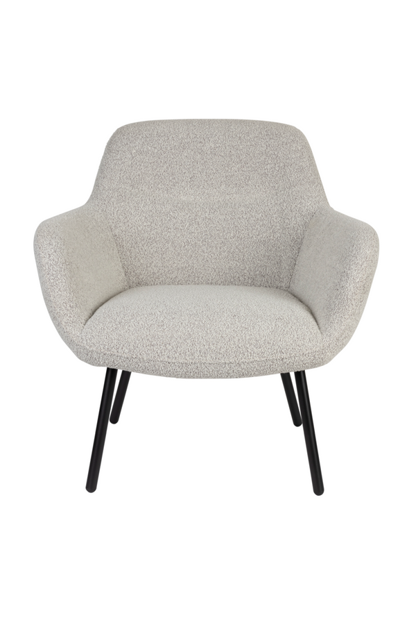 Beige Bouclé Lounge Chair | DF Dude | Dutchfurniture.com