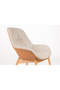 Beige Modern Lounge Chair | DF Duke | Dutchfurniture.com