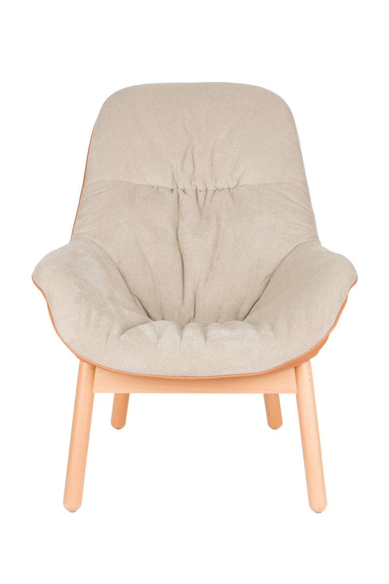 Beige Modern Lounge Chair | DF Duke | Dutchfurniture.com