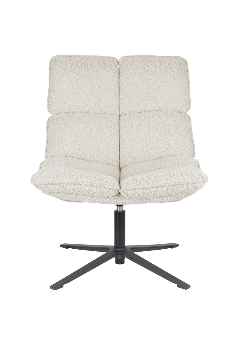 Channeled White Lounge Chair | DF Bros | Dutchfurniture.com