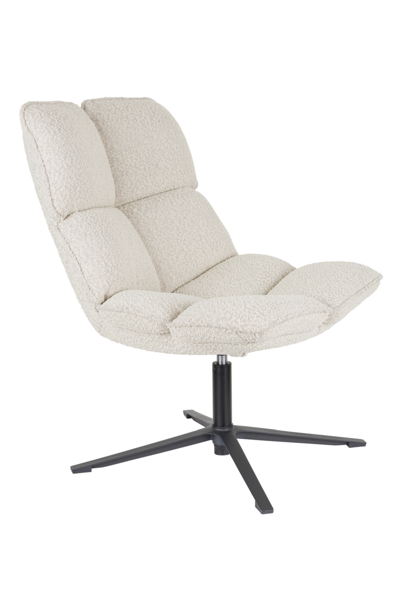 Channeled White Lounge Chair | DF Bros | Dutchfurniture.com