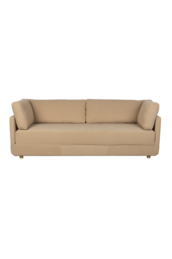 Corduroy Minimalist Sofabed | DF Norah | Dutchfurniture.com