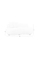 White Curved Sofa | DF Noxx | Dutchfurniture.com