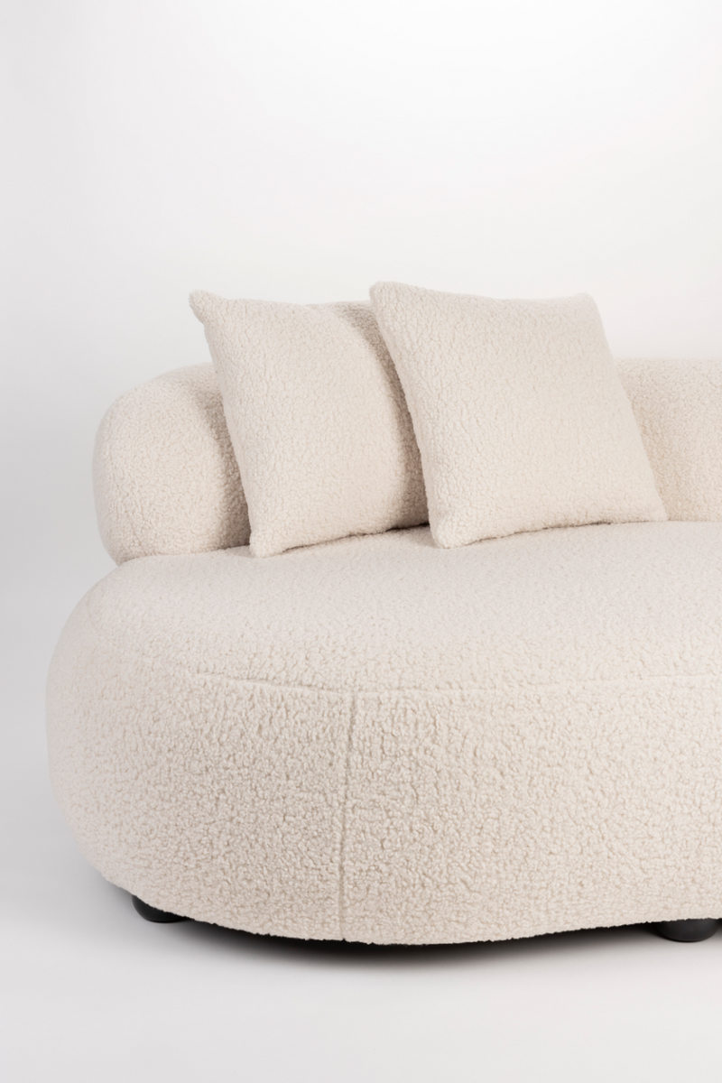 White Curved Sofa | DF Noxx | Dutchfurniture.com