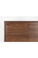 Brown Wooden 2-Door Cabinet | DF Stripes | Oroatrade.com