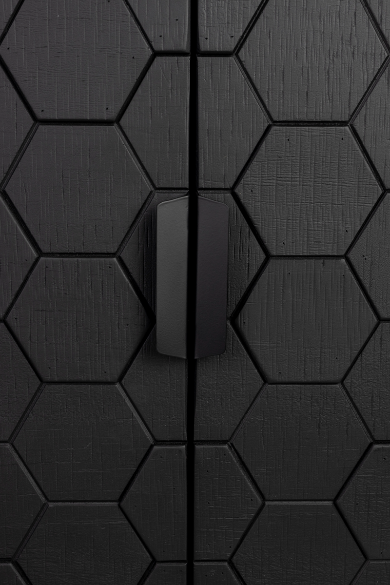 Hexagon Pattern Fir Wood Sideboard | DF Linc | Dutchfurniture.com