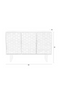 Hexagon Pattern Fir Wood Sideboard | DF Linc | Dutchfurniture.com