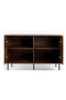 Brown Wooden Sideboard | DF Stripes | Oroatrade.com