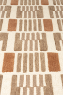 Beige Wool Patterned Carpet 5' x 8' | DF Mundra | Dutchfurniture.com