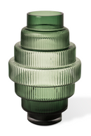 Green Tiered Glass Vase | Pols Potten Steps | Dutchfurniture.com