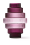 Purple Glass Tiered Vase L | Pols Potten Steps | Dutchfurniture.com