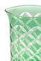 Patterned Green Glass Pitcher | Pols Potten Cuttings | Dutchfurniture.com