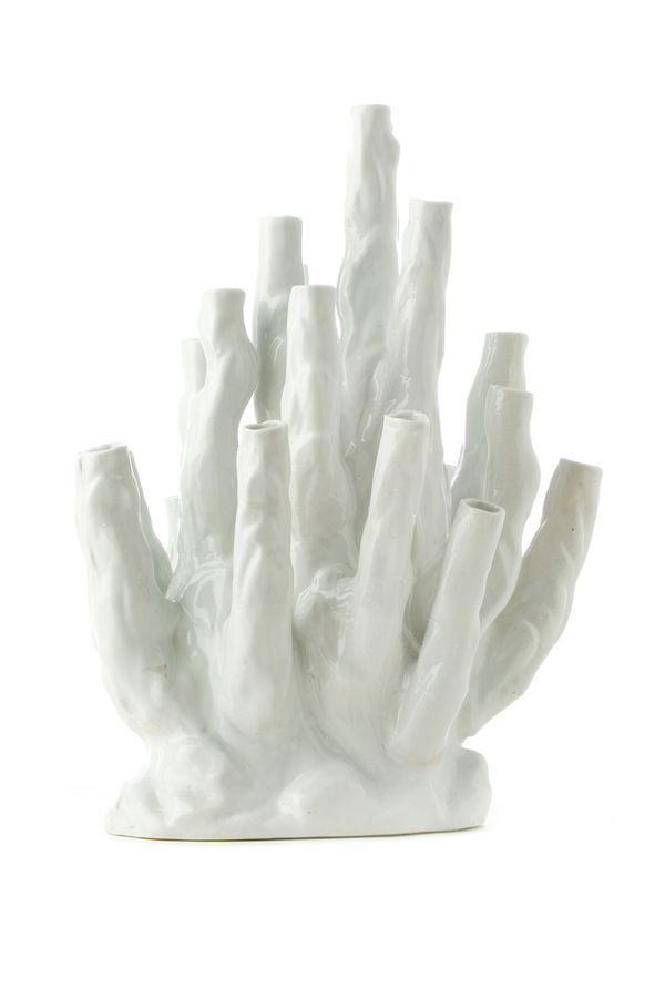 White Porcelain Vase | Pols Potten Coral | Dutchfurniture.com
